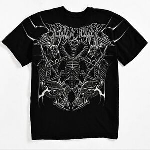 Affliction Kids Imperial Beast Black T-Shirt Size M